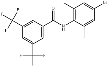 N-(4-Bromo-2,6-dimethylphenyl)-3,5-bis(trifluoromethyl)benzamide Structure