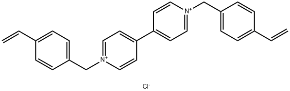 1,1′-bis[(4-ethenylphenyl)methyl]- 4,4′-bipyridinium chloride (1:2) Structure