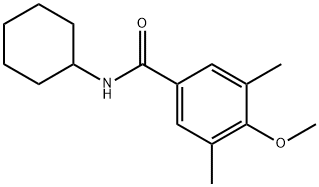 N-cyclohexyl-4-methoxy-3,5-dimethylbenzamide Structure