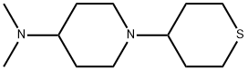 N,N-dimethyl-1-(tetrahydro-2H-thiopyran-4-yl)piperidin-4-amine Structure