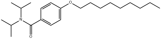 N,N-Bis(1-methylethyl)-4-(nonyloxy)benzamide Structure