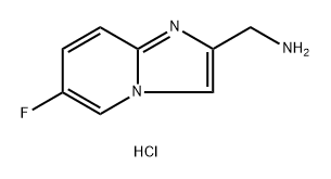 1-{6-fluoroimidazo[1,2-a]pyridin-2-yl}methanamine dihydrochloride Structure