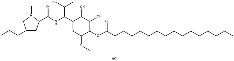 LincoMycin2-PalMitate염산염 구조식 이미지