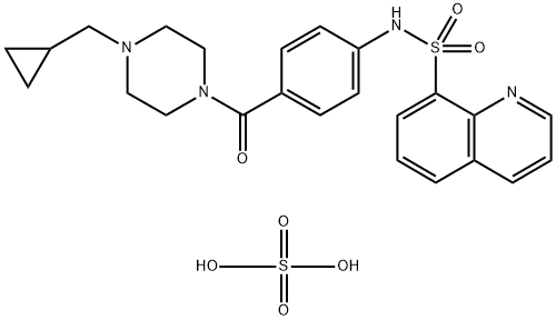 Mitapivat sulfate Structure