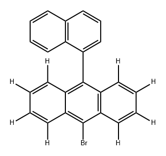 Anthracene-1,2,3,4,5,6,7,8-d8, 9-bromo-10-(1-naphthalenyl)- Structure