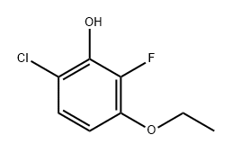 6-Chloro-3-ethoxy-2-fluorophenol Structure