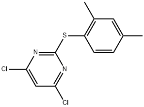 4,6-Dichloro-2-(2,4-dimethylphenyl)thiopyrimidine Structure