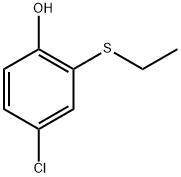 4-Chloro-2-(ethylthio)phenol Structure