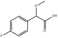 Benzeneacetic acid, 4-fluoro-α-methoxy- Structure