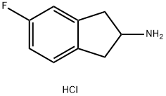 5-Fluoro-indan-2-ylamine hydrochloride Structure