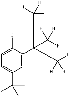 4-(tert-butyl)-2-(2-(methyl-d3)propan-2-yl-1,1,1,3,3,3-d6)phenol Structure