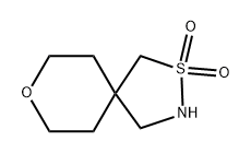 8-oxa-2-thia-3-azaspiro[4.5]decane 2,2-dioxide Structure