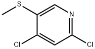 2,4-Dichloro-5-(methylthio)pyridine Structure