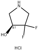 (S)-4,4-difluoropyrrolidin-3-ol hydrochloride Structure