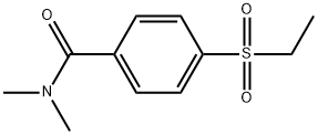 4-(Ethylsulfonyl)-N,N-dimethylbenzamide 구조식 이미지