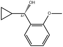 (S)-Cyclopropyl(2-methoxyphenyl)methanol Structure