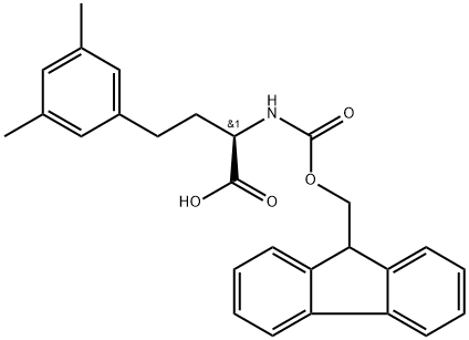 Fmoc-3,5-dimethyl-D-homophenylalanine Structure