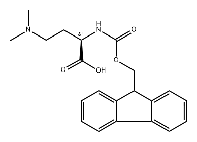 Fmoc-D-Dab(Me2)-OH Structure