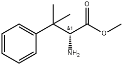 methyl (R)-2-amino-3-methyl-3-phenylbutanoate 구조식 이미지