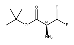 tert-butyl (S)-2-amino-3,3-difluoropropanoate Structure