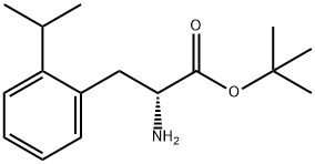 (R)-2-Amino-3-(2-isopropyl-phenyl)-propionic acid tert-butyl ester Structure