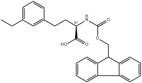 Fmoc-3-ethyl-D-homophenylalanine Structure