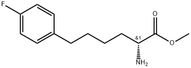 Methyl(R)-2-amino-6-(4-fluorophenyl)hexanoate Structure