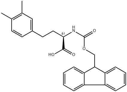 Fmoc-3,4-dimethyl-D-homophenylalanine Structure