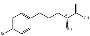 (R)-2-Amino-5-(4-bromophenyl)pentanoic acid Structure