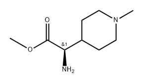 methyl (R)-2-amino-2-(1-methylpiperidin-4-yl)acetate Structure