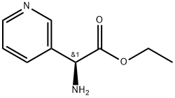 3-Pyridineacetic acid, α-amino-, ethyl ester, (αS)- 구조식 이미지