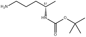 N4-Boc-(S)-pentane-1,4-diamine Structure