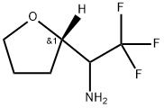 2-Furanmethanamine, tetrahydro-α-(trifluoromethyl)-, (2S)- Structure