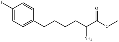 Methyl2-amino-6-(4-fluorophenyl)hexanoate Structure