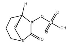 (5R)-7-oxo-1,6-diazabicyclo[3.2.1]octan-6-yl hydrogen sulfate Structure