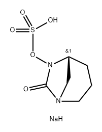 Sulfuric acid, mono[(5R)-7-oxo-1,6-diazab icyclo[3.2.1]oct-6-yl] ester, sodium salt (1:1) 구조식 이미지