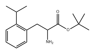 2-Amino-3-(2-isopropyl-phenyl)-propionic acid tert-butyl ester Structure