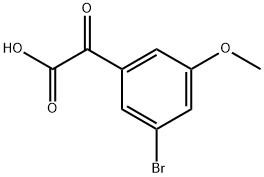 2-(3-bromo-5-methoxyphenyl)-2-oxoacetic acid Structure