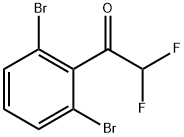 1-(2,6-Dibromophenyl)-2,2-difluoroethanone Structure