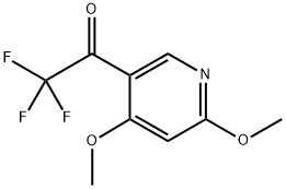 1-(4,6-Dimethoxypyridin-3-yl)-2,2,2-trifluoroethanone Structure