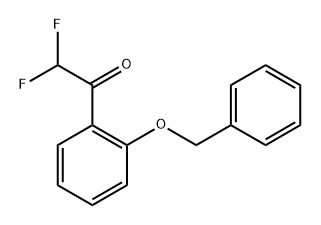 1-(2-(Benzyloxy)phenyl)-2,2-difluoroethanone Structure