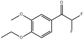 1-(4-Ethoxy-3-methoxyphenyl)-2,2-difluoroethanone Structure