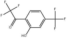 2,2,2-Trifluoro-1-(2-hydroxy-4-(trifluoromethyl)phenyl)ethanone Structure