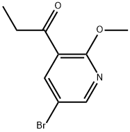 1-(5-Bromo-2-methoxy-3-pyridinyl)-1-propanone Structure