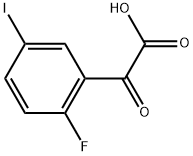 2-(2-fluoro-5-iodophenyl)-2-oxoacetic acid Structure