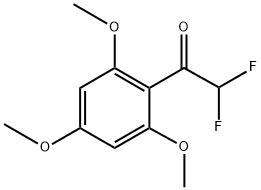 2,2-Difluoro-1-(2,4,6-trimethoxyphenyl)ethanone Structure