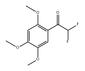 2,2-Difluoro-1-(2,4,5-trimethoxyphenyl)ethanone Structure