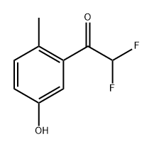 2,2-Difluoro-1-(5-hydroxy-2-methylphenyl)ethanone Structure