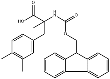 N-Fmoc-3,4-dimethyl-a-methyl-DL-phenylalanine Structure