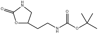 tert-Butyl (2-(2-oxooxazolidin-5-yl)ethyl)carbamate Structure